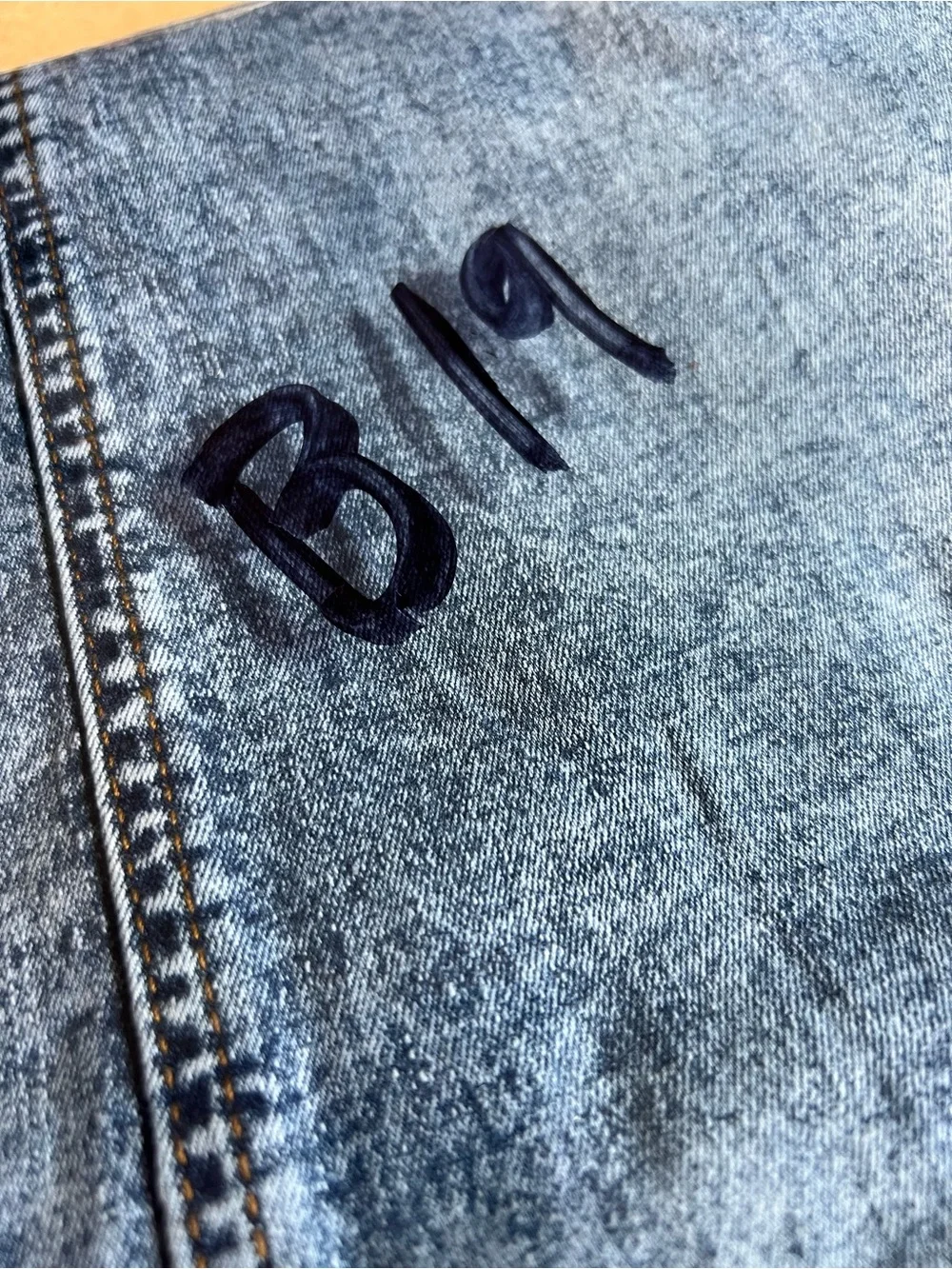ADGN Acid Wash High Rise Tapered Jeans L NWOT